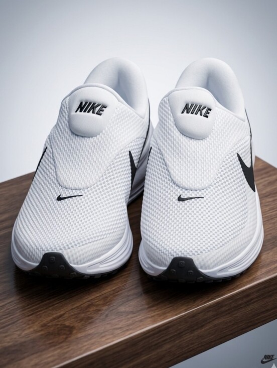 Nike Other - Nike Revolution 8 EasyOn Men's White Road Running Shoes Size 7.5/Women Size 9